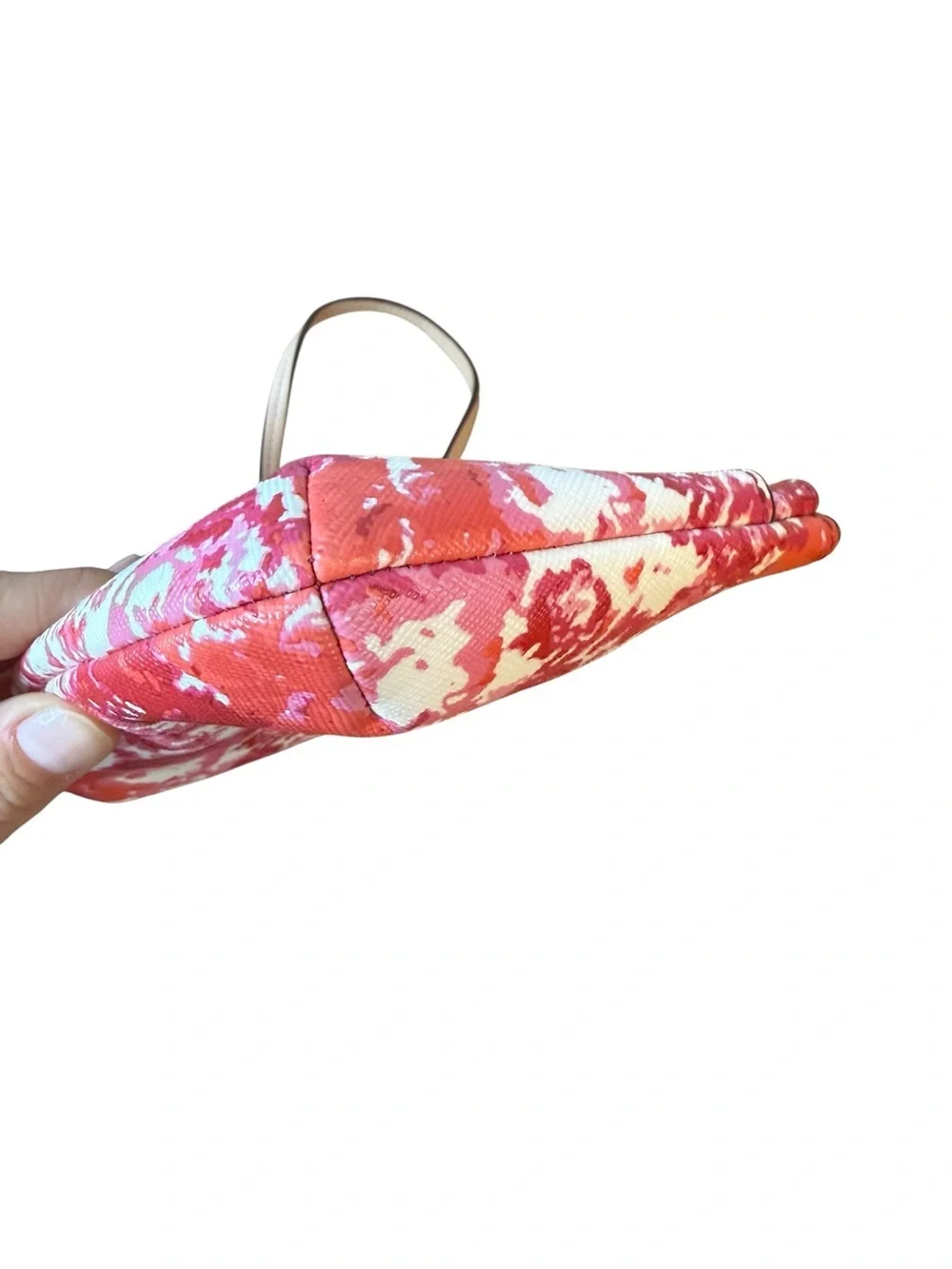 Coach Peyton Floral Paint Abstract Wristlet